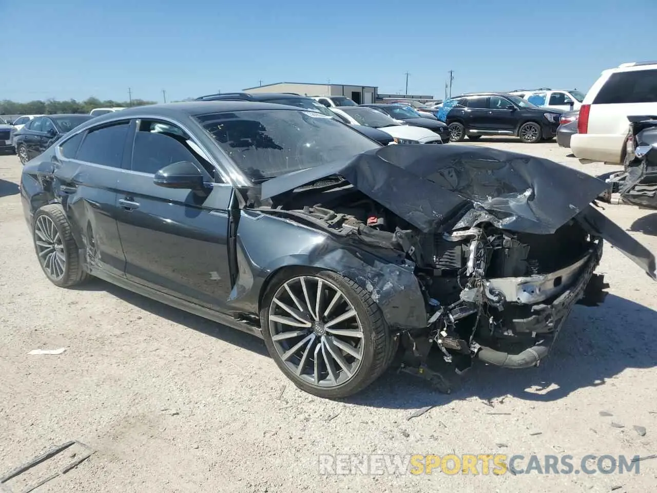 4 Photograph of a damaged car WAUCNCF53KA007800 AUDI A5 2019