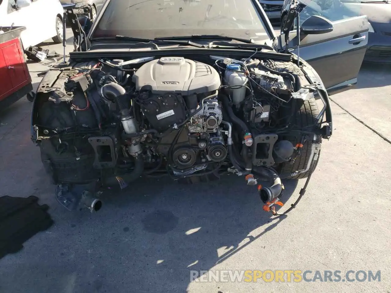11 Photograph of a damaged car WAUCNCF57KA016659 AUDI A5 2019