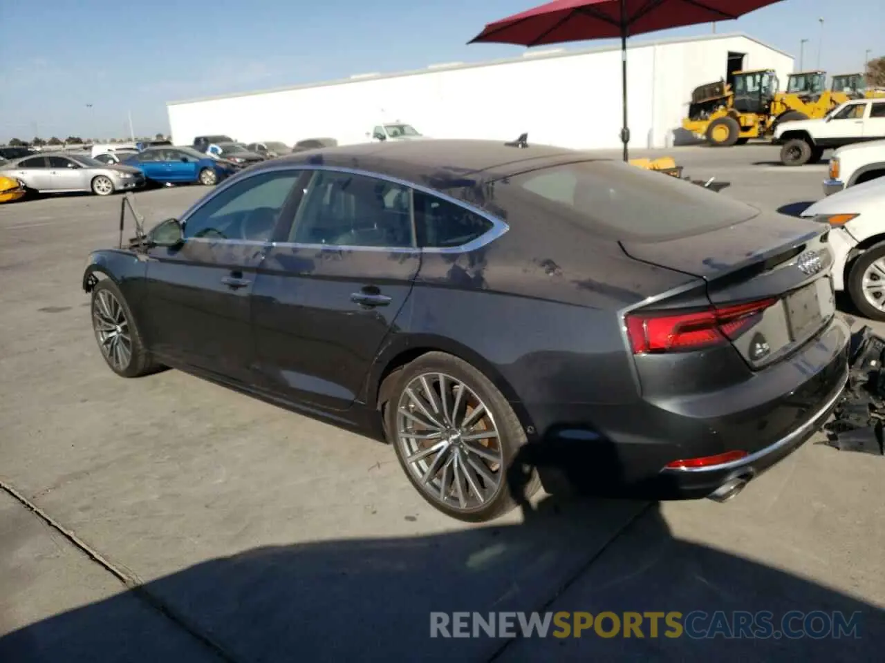 2 Photograph of a damaged car WAUCNCF57KA016659 AUDI A5 2019