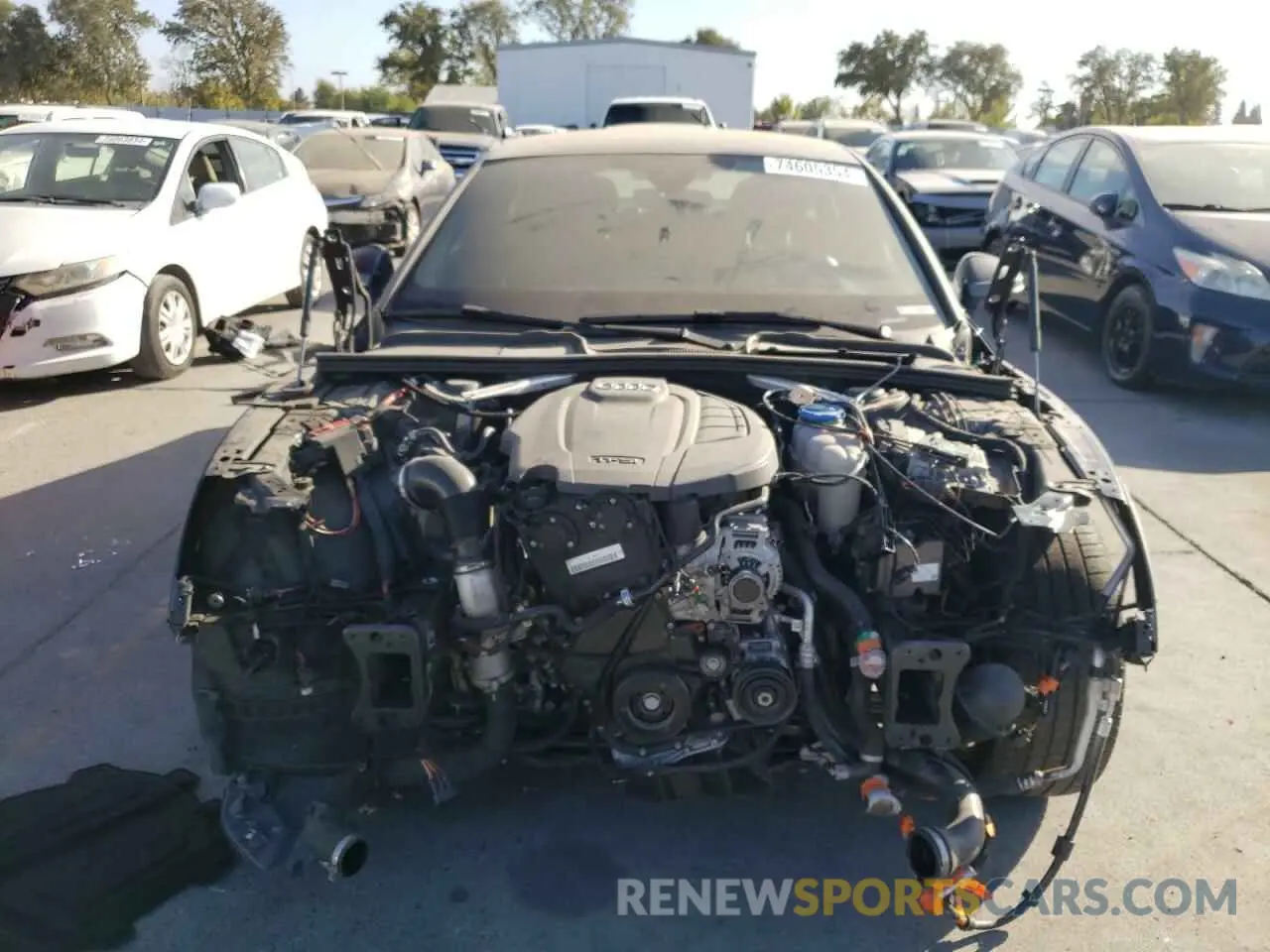 5 Photograph of a damaged car WAUCNCF57KA016659 AUDI A5 2019