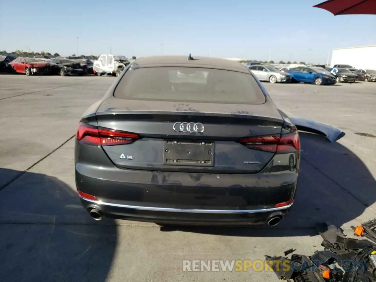 6 Photograph of a damaged car WAUCNCF57KA016659 AUDI A5 2019