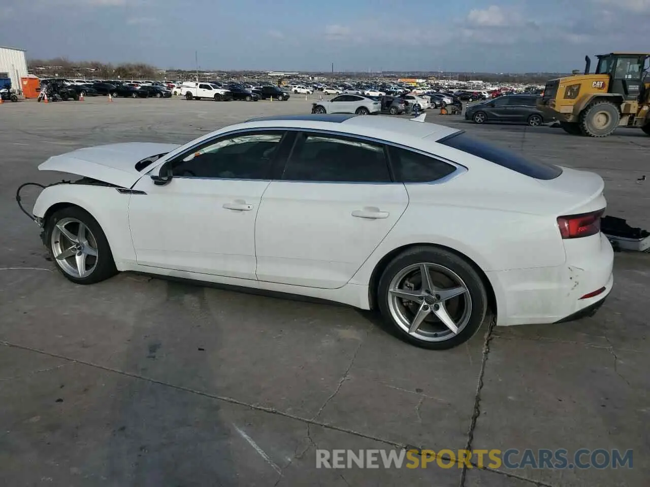 2 Photograph of a damaged car WAUDNCF51KA099932 AUDI A5 2019