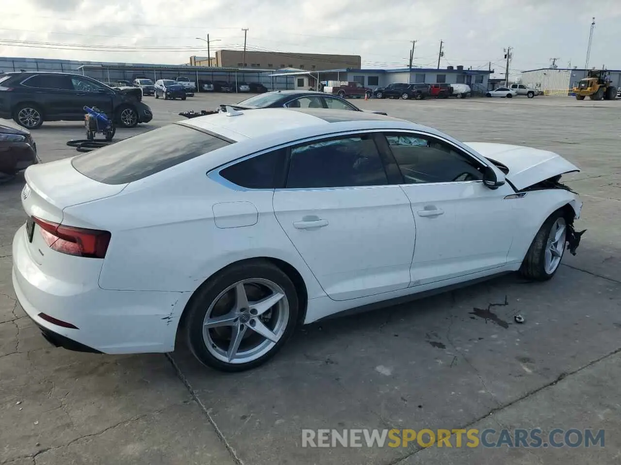 3 Photograph of a damaged car WAUDNCF51KA099932 AUDI A5 2019