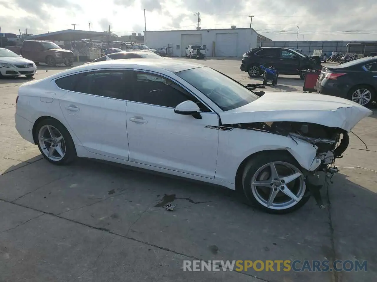 4 Photograph of a damaged car WAUDNCF51KA099932 AUDI A5 2019