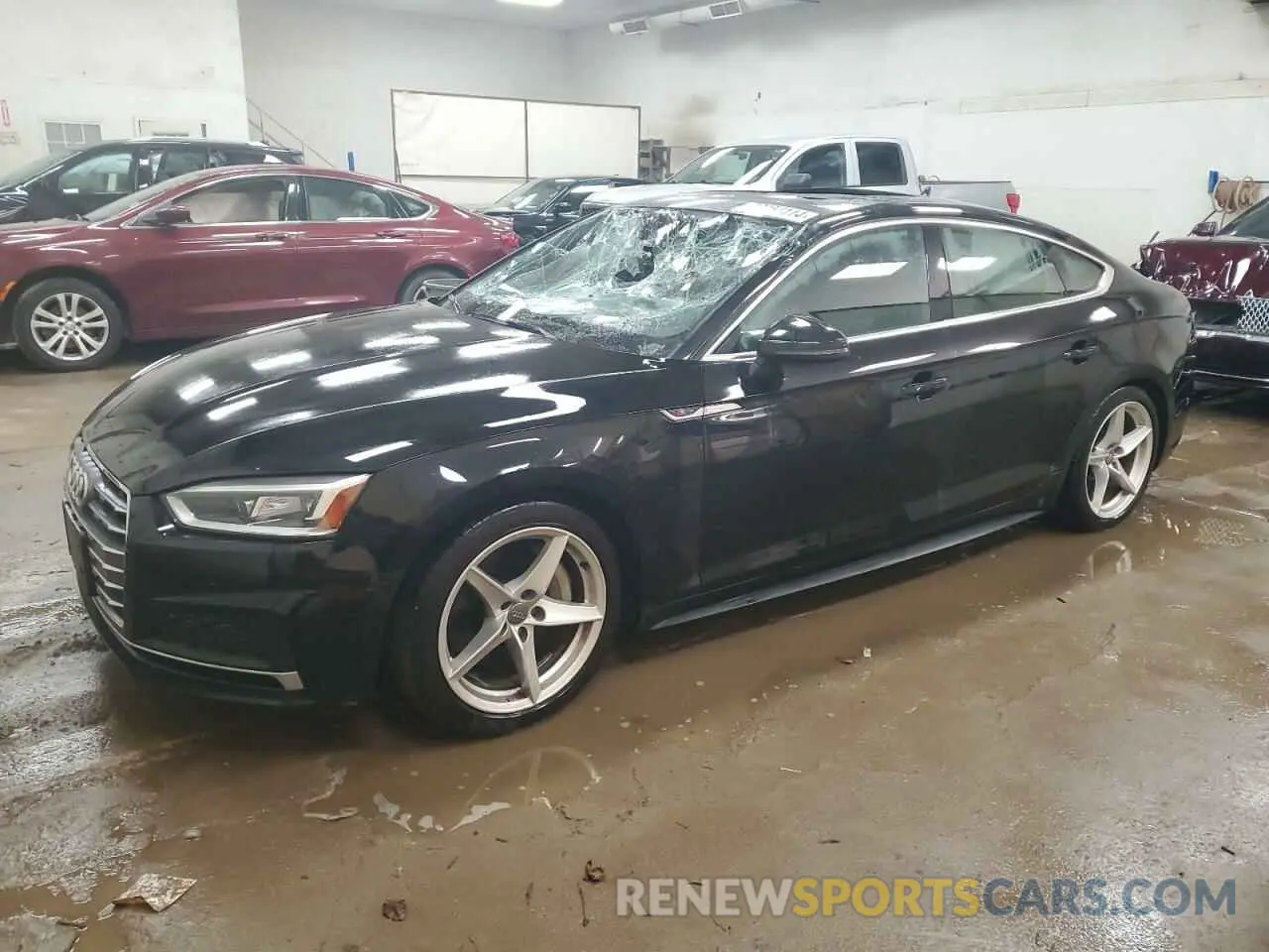 1 Photograph of a damaged car WAUDNCF52KA016816 AUDI A5 2019