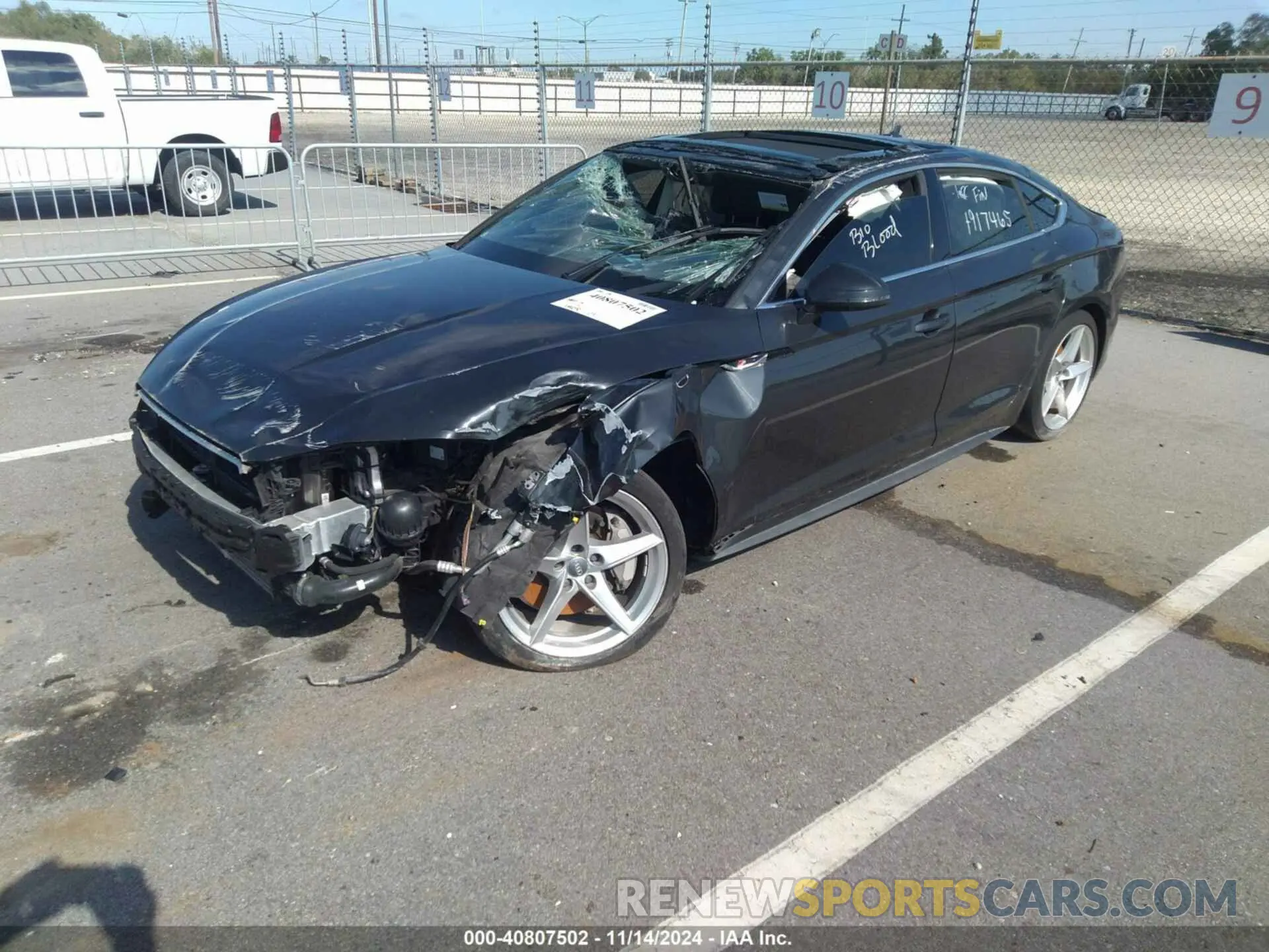 2 Photograph of a damaged car WAUDNCF53KA069217 AUDI A5 2019