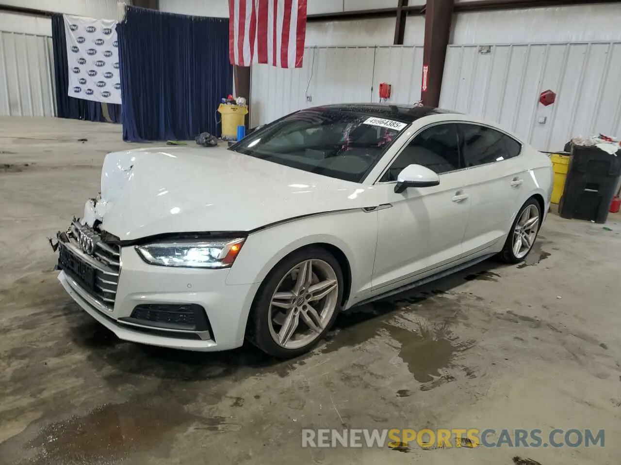 1 Photograph of a damaged car WAUENCF50KA085959 AUDI A5 2019
