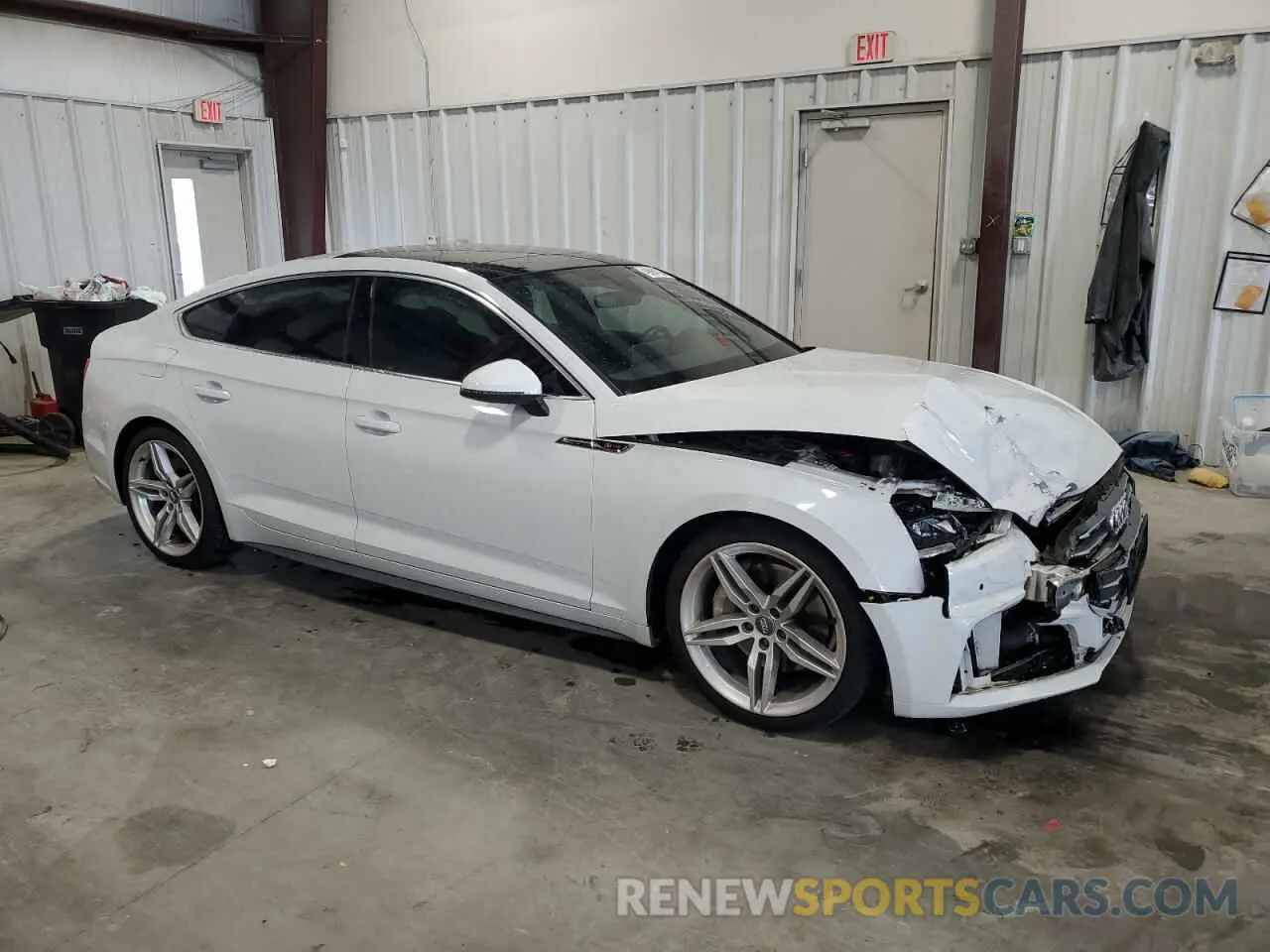 4 Photograph of a damaged car WAUENCF50KA085959 AUDI A5 2019