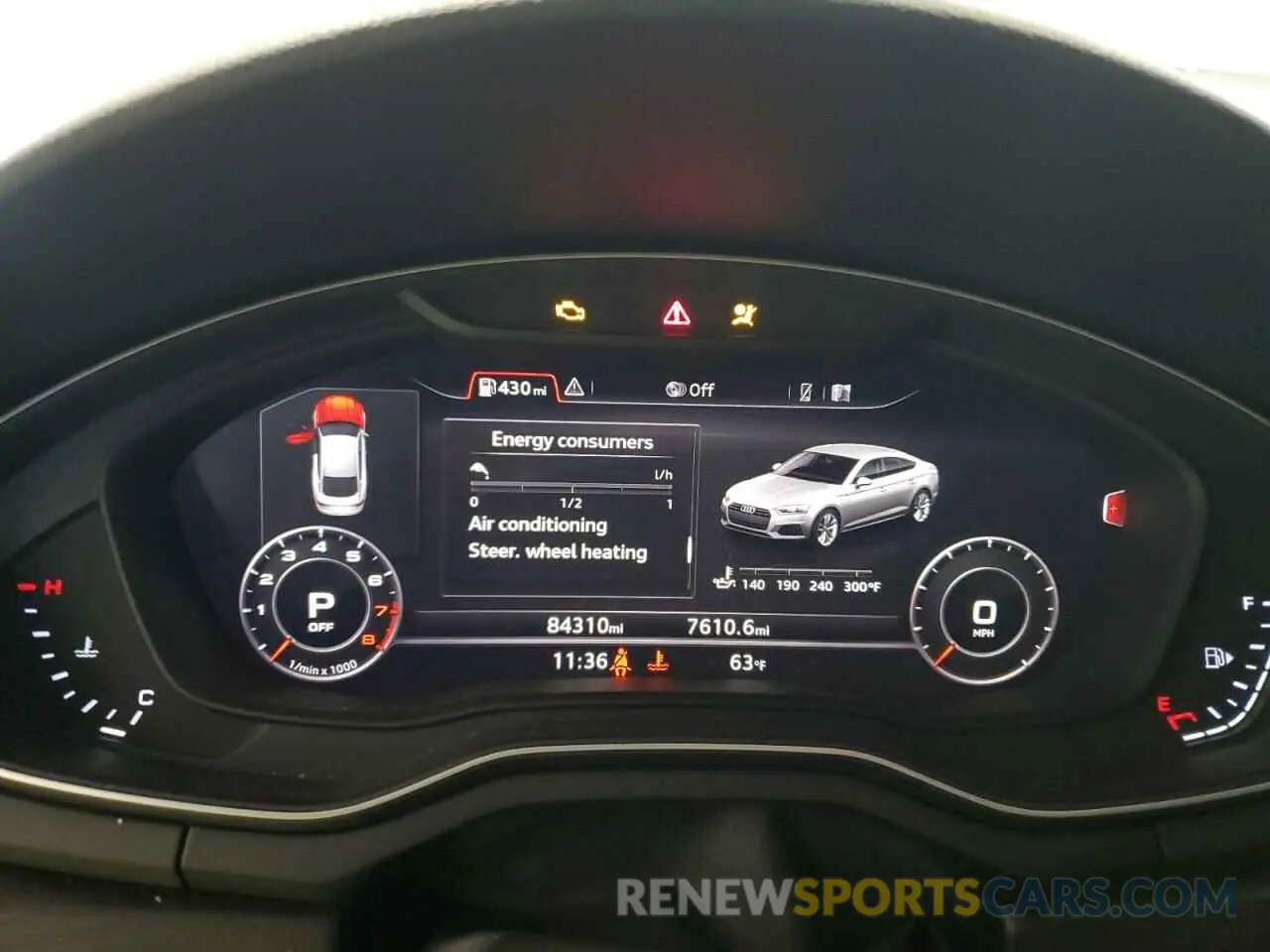 9 Photograph of a damaged car WAUENCF50KA085959 AUDI A5 2019