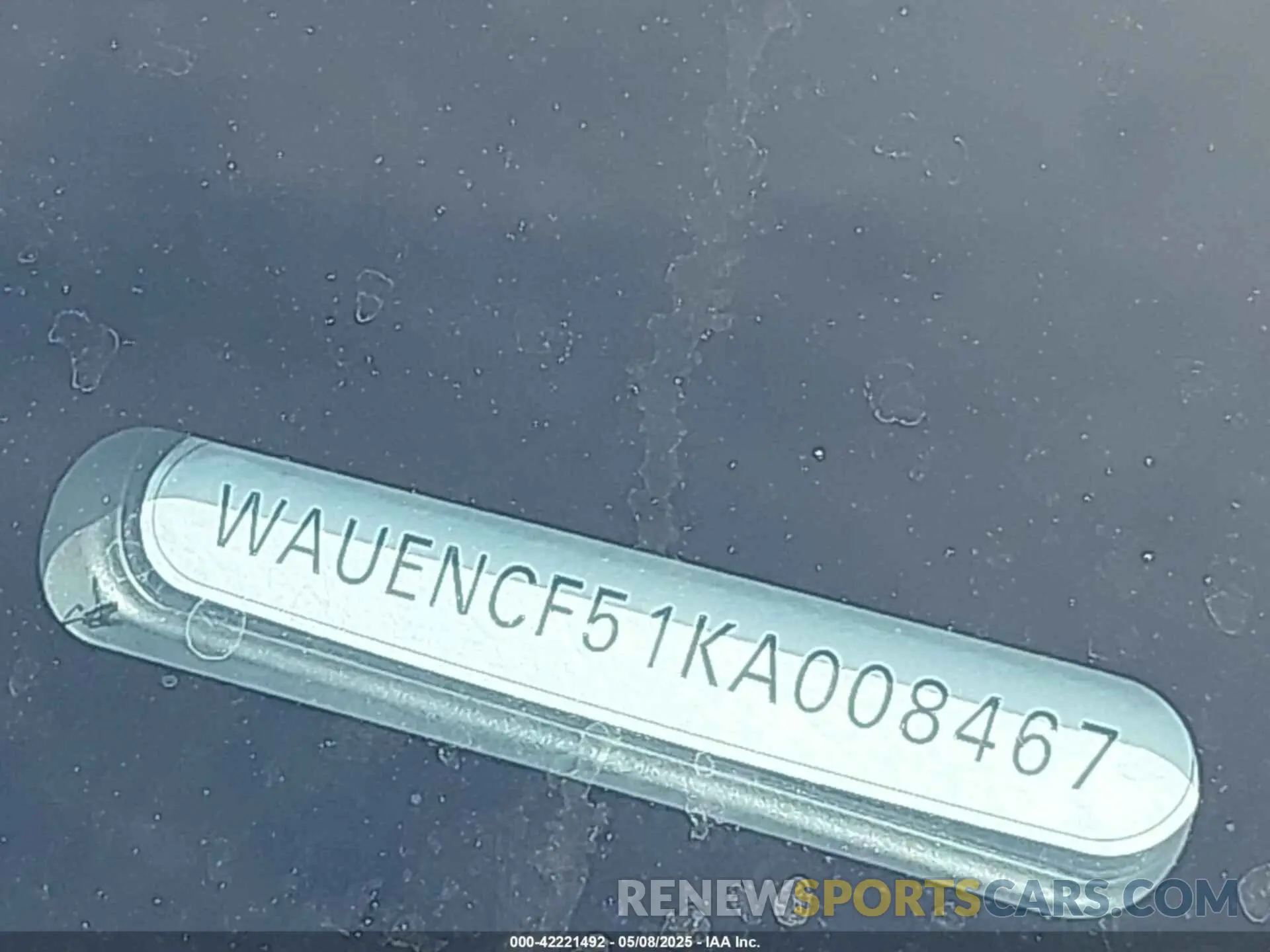 18 Photograph of a damaged car WAUENCF51KA008467 AUDI A5 2019