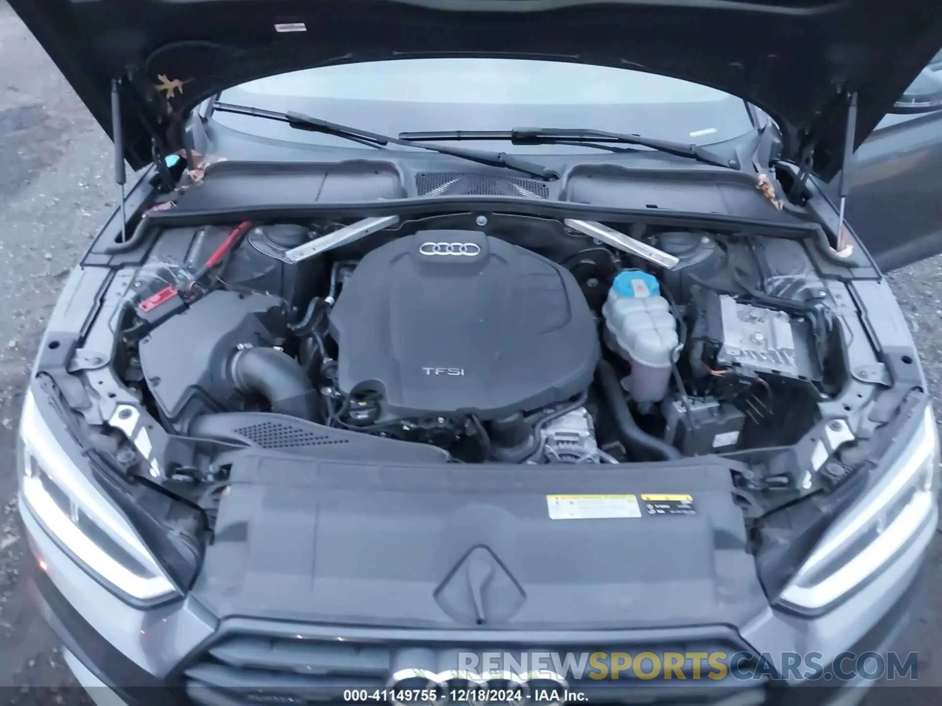 10 Photograph of a damaged car WAUENCF51KA009442 AUDI A5 2019