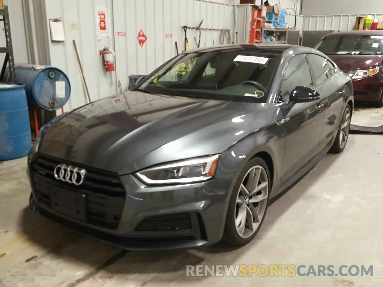 2 Photograph of a damaged car WAUENCF51KA040061 AUDI A5 2019