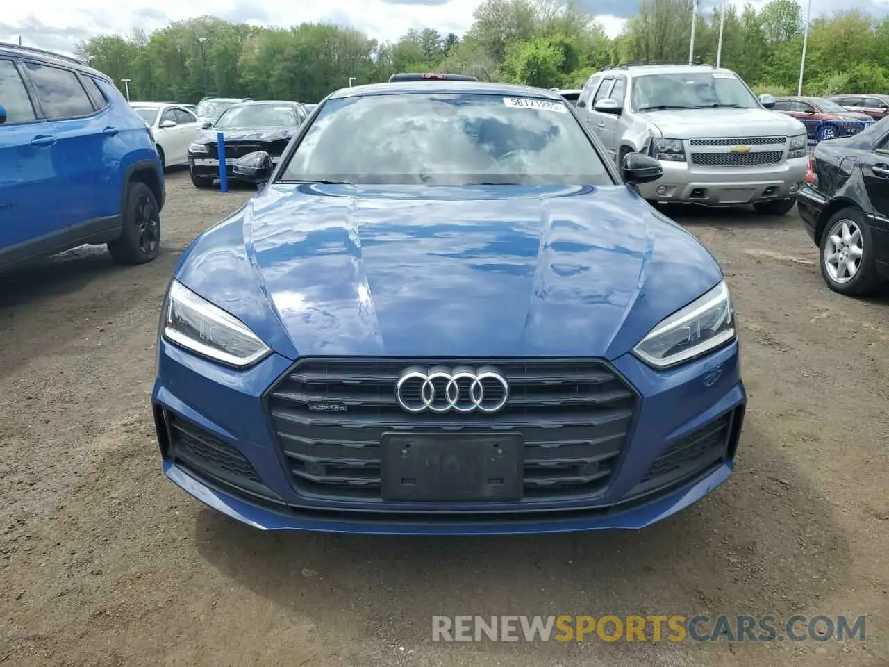 5 Photograph of a damaged car WAUENCF52KA018764 AUDI A5 2019