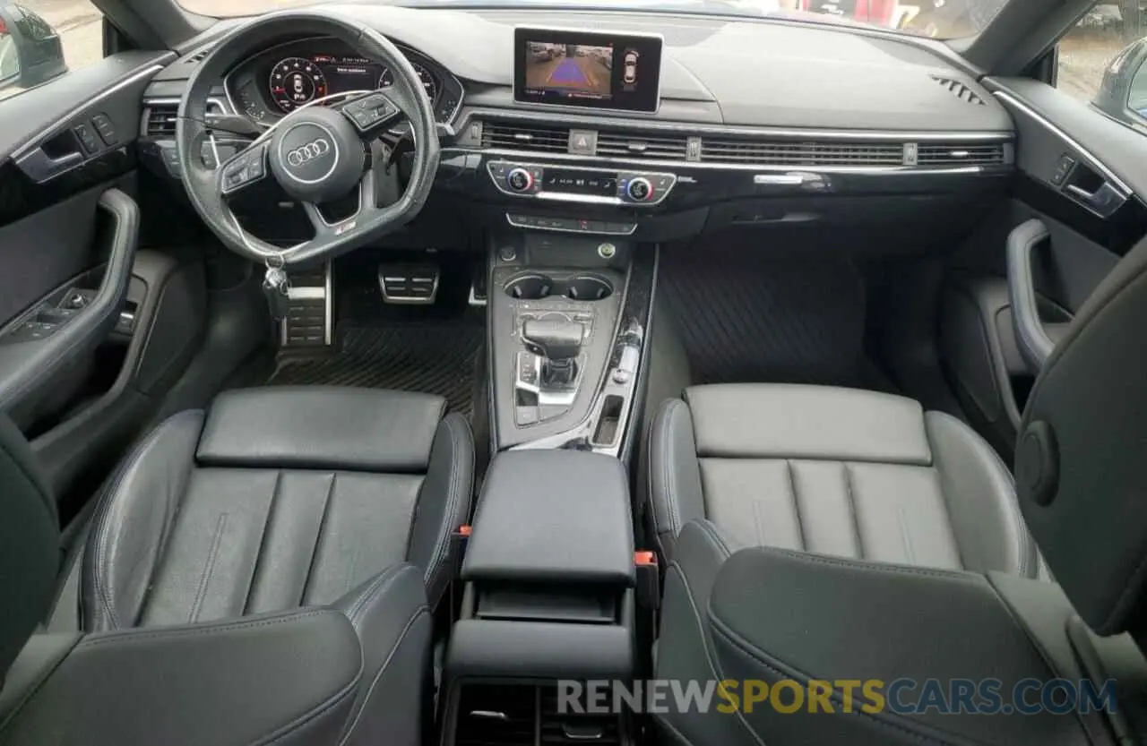 8 Photograph of a damaged car WAUENCF52KA018764 AUDI A5 2019