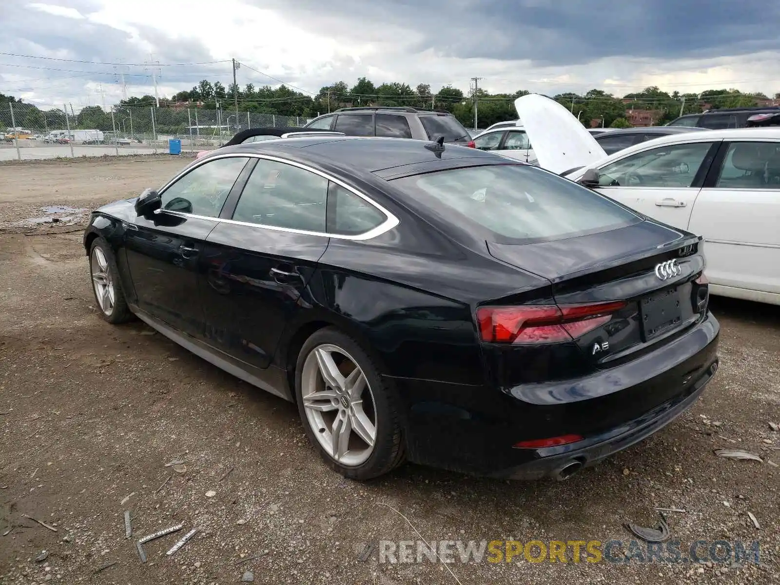 3 Photograph of a damaged car WAUENCF52KA037749 AUDI A5 2019