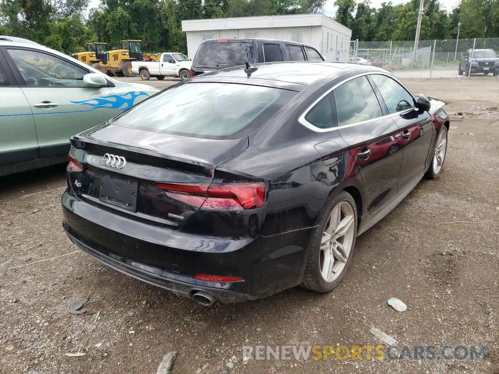 4 Photograph of a damaged car WAUENCF52KA037749 AUDI A5 2019