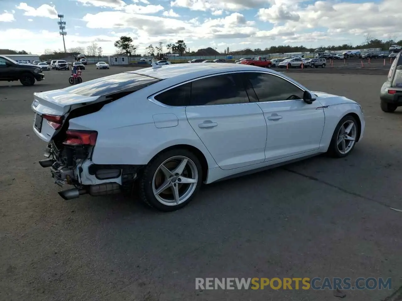3 Photograph of a damaged car WAUENCF52KA096946 AUDI A5 2019