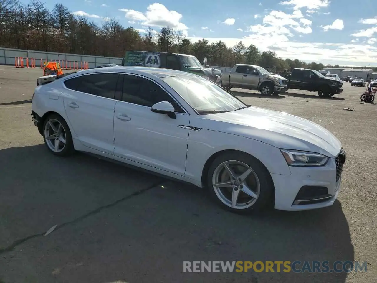 4 Photograph of a damaged car WAUENCF52KA096946 AUDI A5 2019