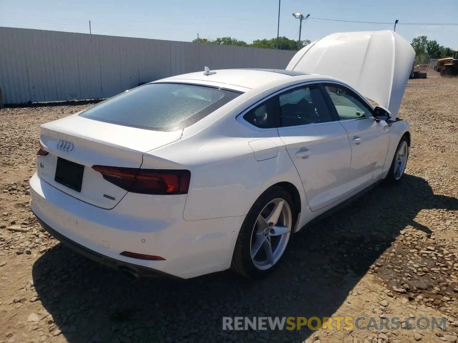 4 Photograph of a damaged car WAUENCF54KA023352 AUDI A5 2019