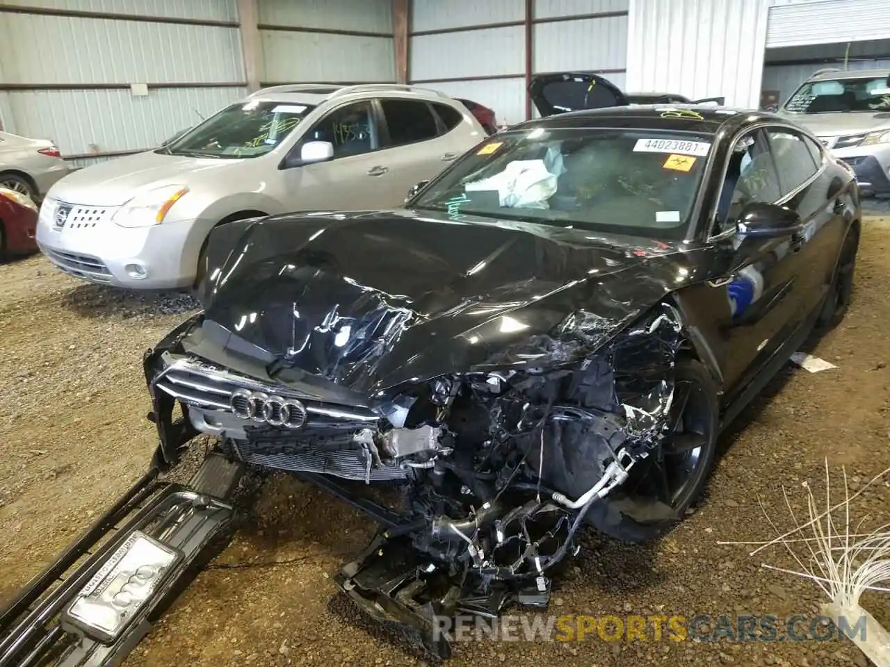 2 Photograph of a damaged car WAUENCF54KA023528 AUDI A5 2019