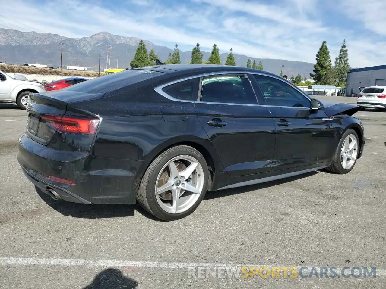 3 Photograph of a damaged car WAUENCF54KA066895 AUDI A5 2019