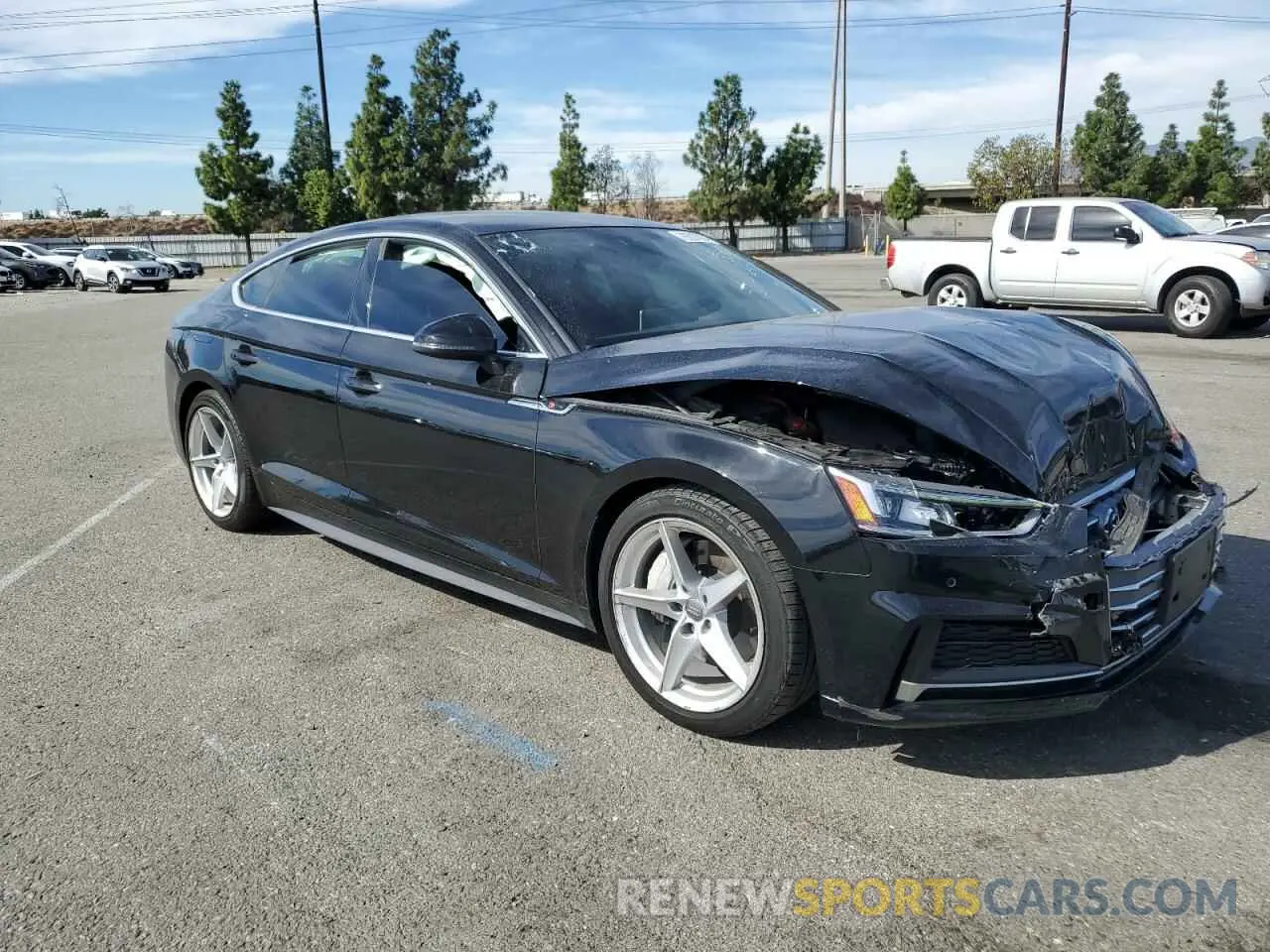 4 Photograph of a damaged car WAUENCF54KA066895 AUDI A5 2019