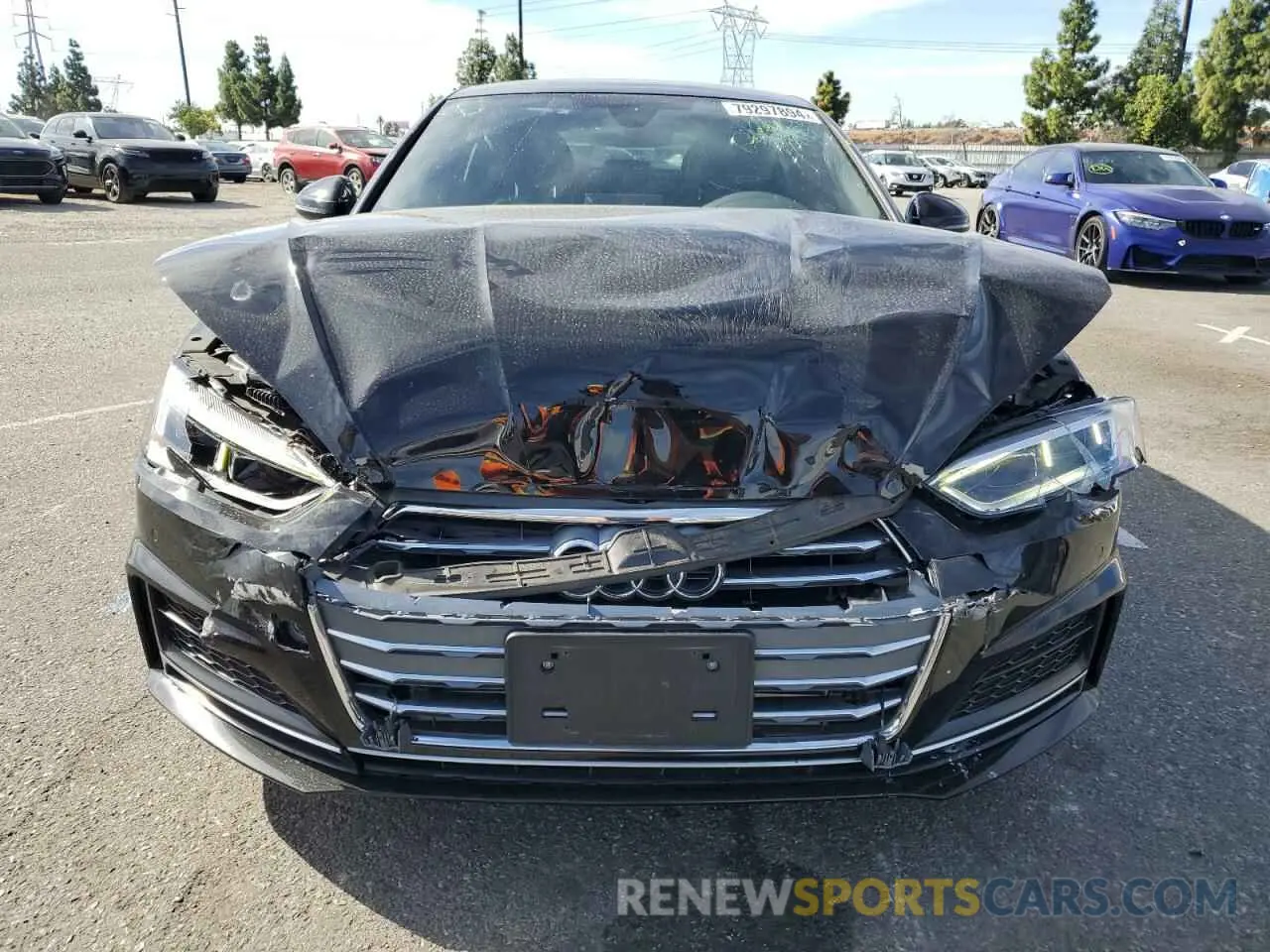 5 Photograph of a damaged car WAUENCF54KA066895 AUDI A5 2019