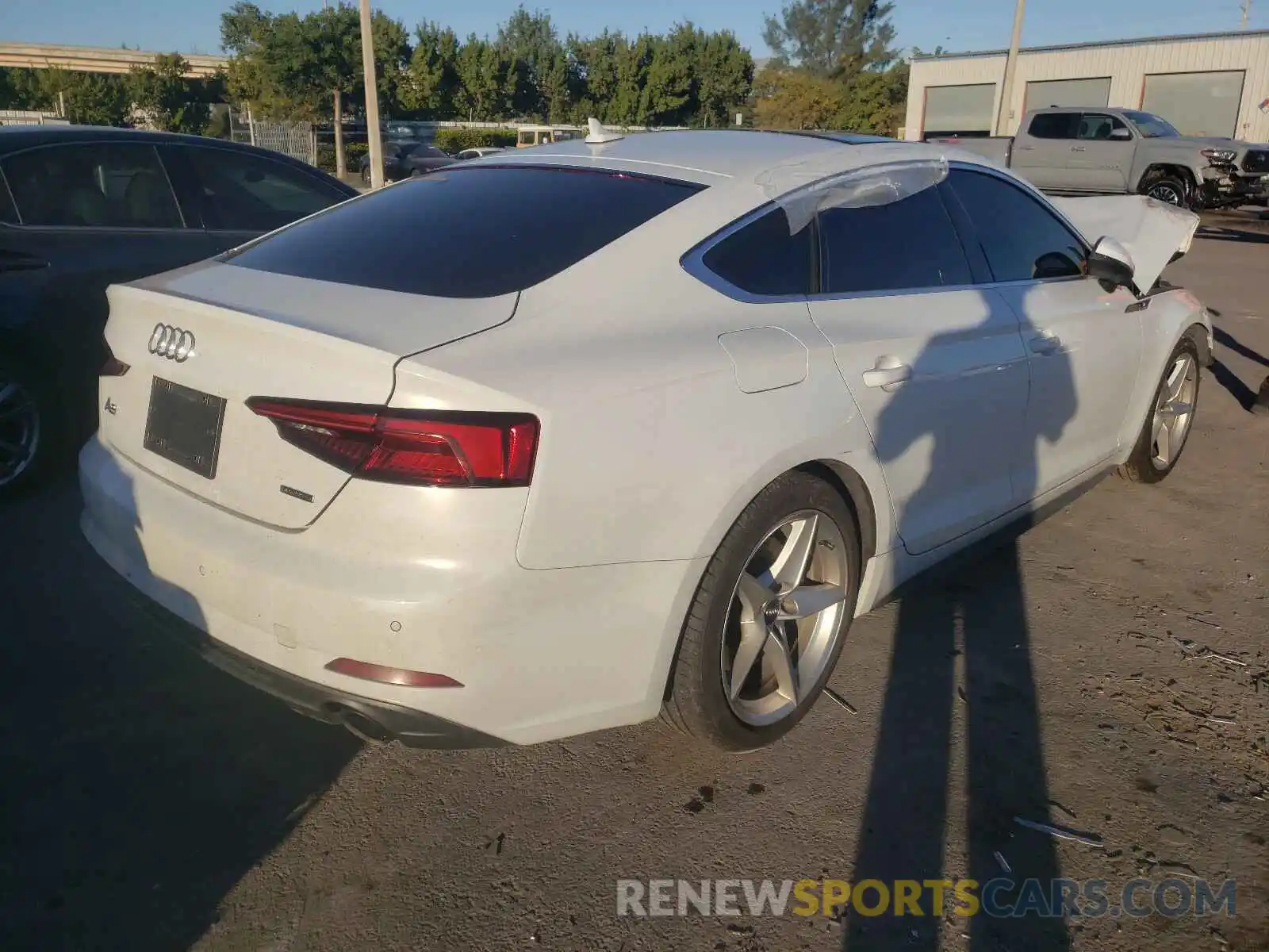 4 Photograph of a damaged car WAUENCF54KA070302 AUDI A5 2019