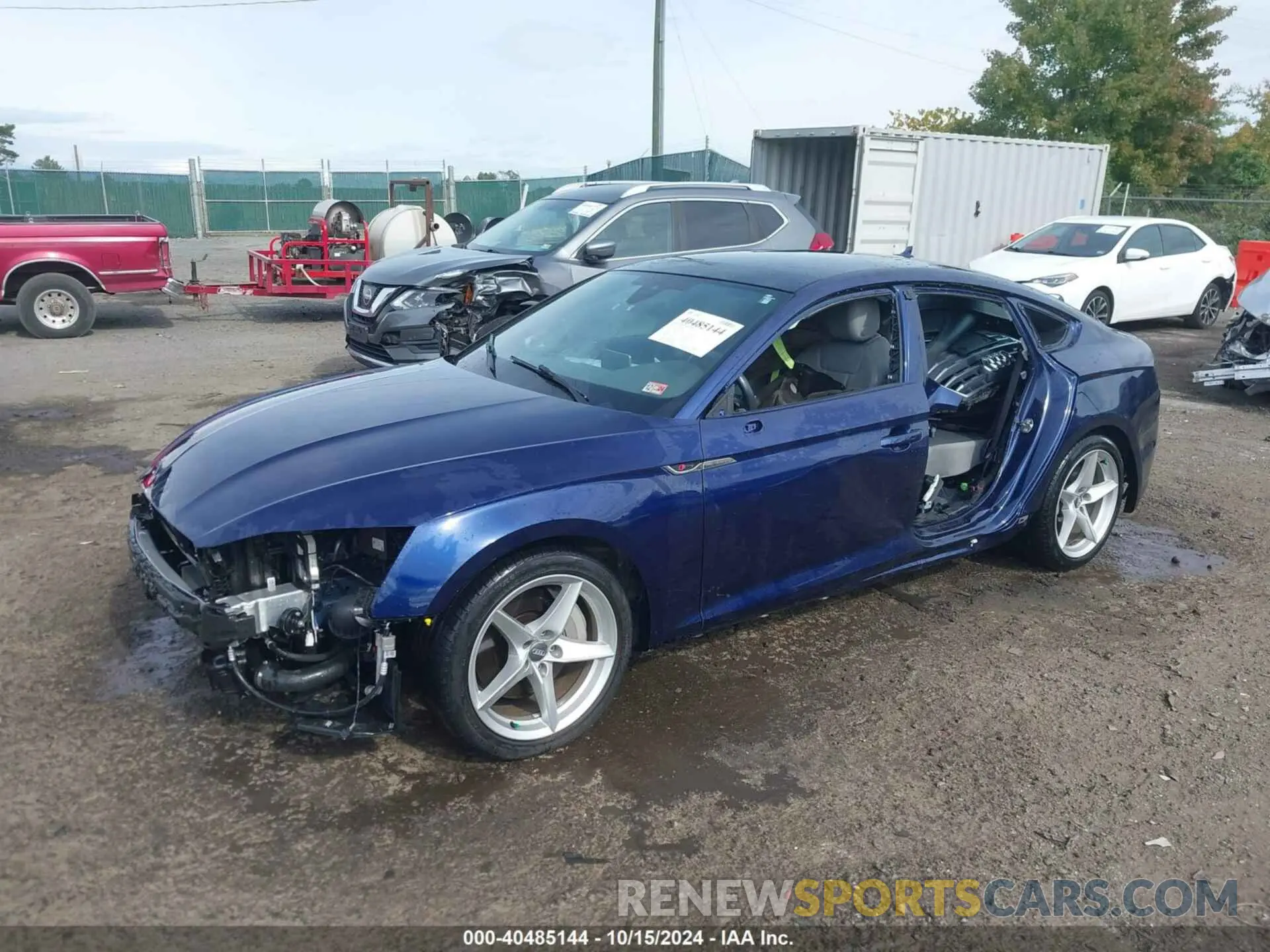 2 Photograph of a damaged car WAUENCF55KA004308 AUDI A5 2019