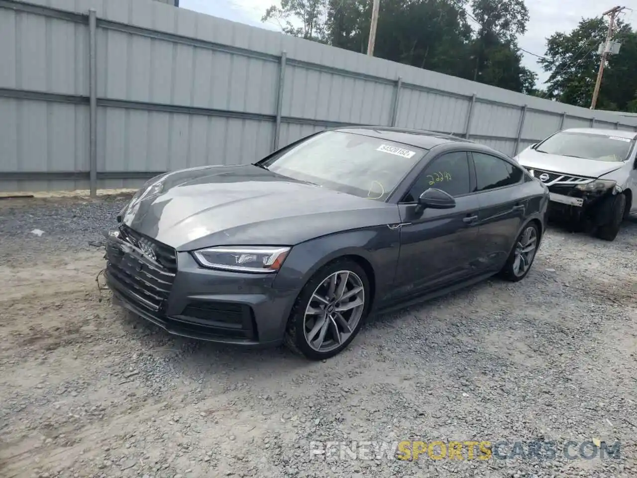 2 Photograph of a damaged car WAUENCF55KA015051 AUDI A5 2019