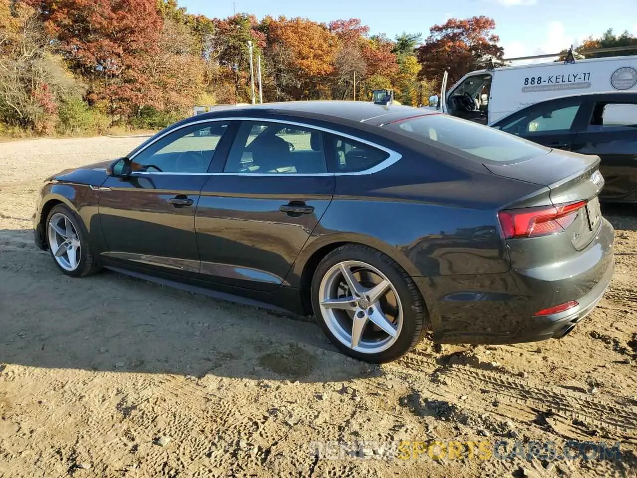 2 Photograph of a damaged car WAUENCF55KA093779 AUDI A5 2019