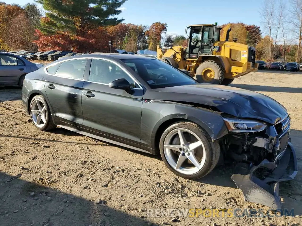 4 Photograph of a damaged car WAUENCF55KA093779 AUDI A5 2019