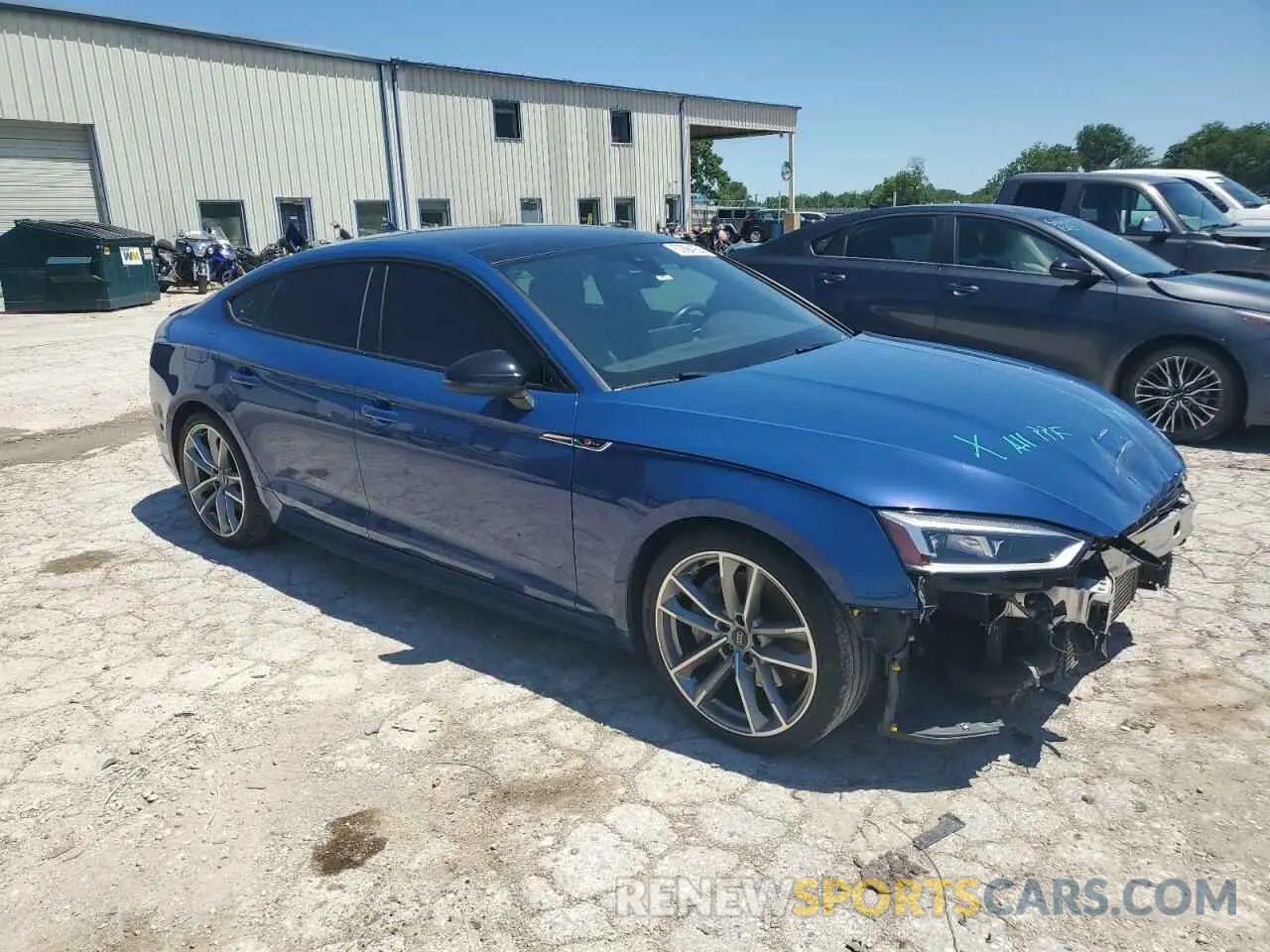 4 Photograph of a damaged car WAUENCF56KA010165 AUDI A5 2019
