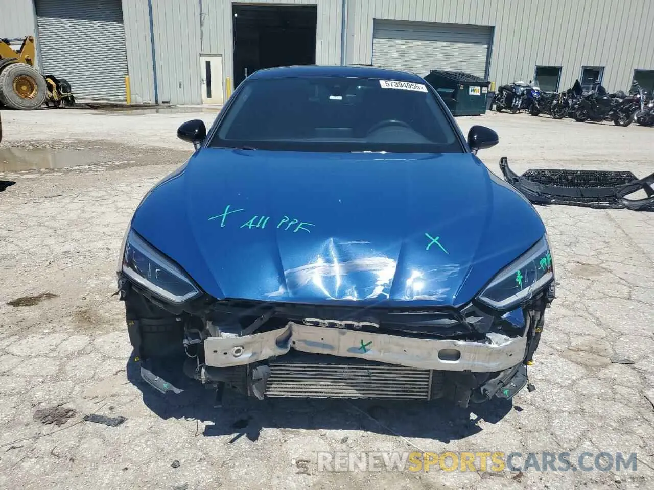 5 Photograph of a damaged car WAUENCF56KA010165 AUDI A5 2019