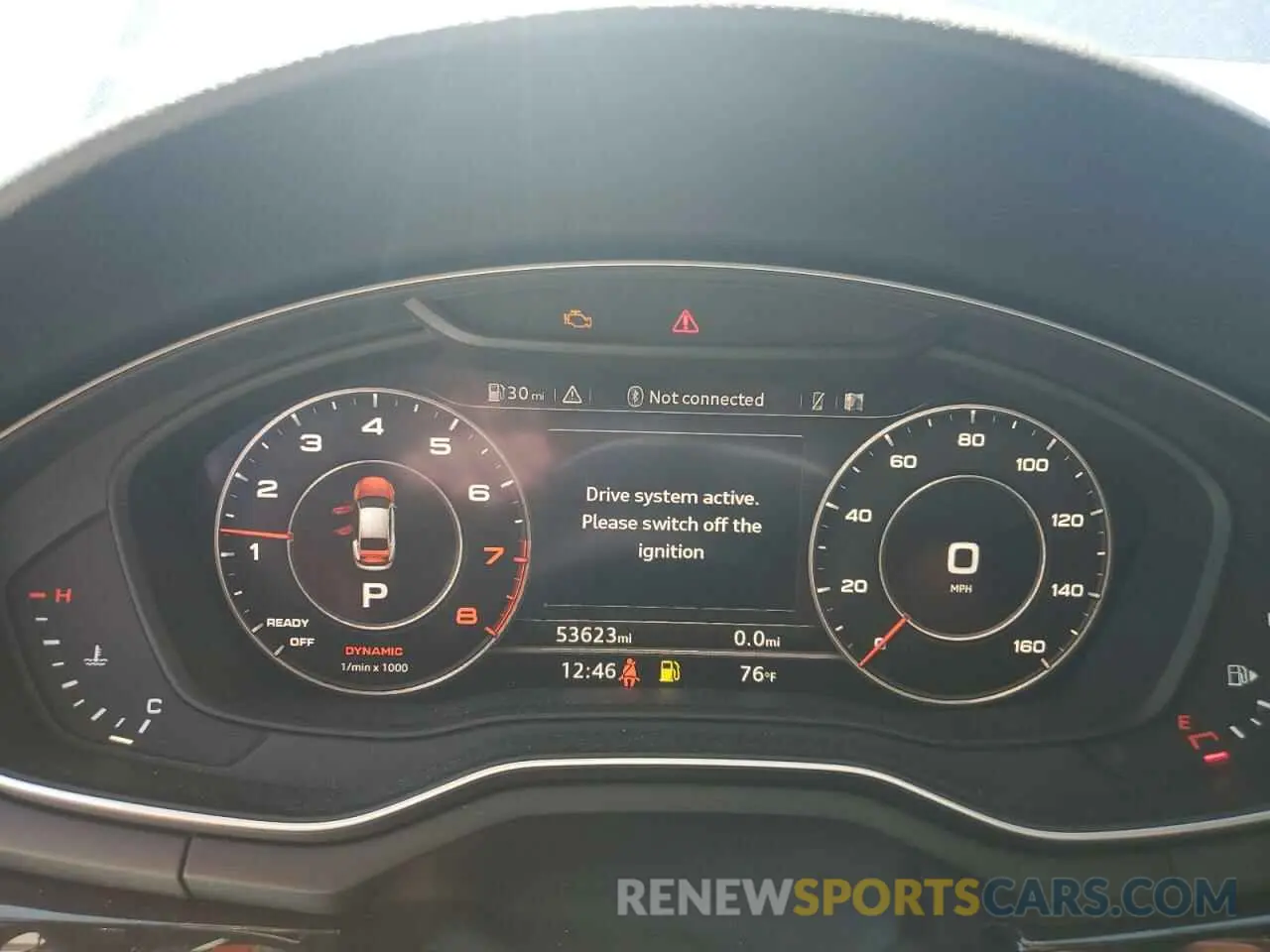 9 Photograph of a damaged car WAUENCF56KA010165 AUDI A5 2019