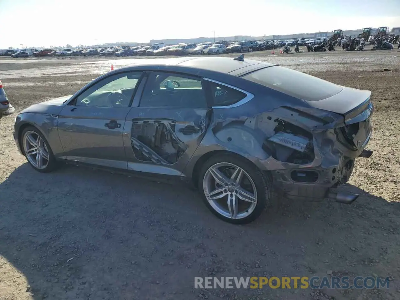 2 Photograph of a damaged car WAUENCF56KA016306 AUDI A5 2019