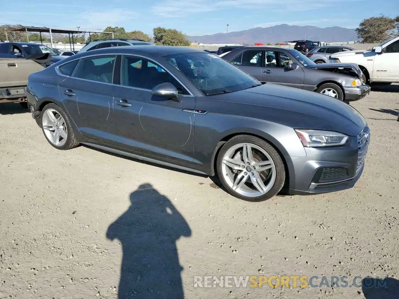 4 Photograph of a damaged car WAUENCF56KA016306 AUDI A5 2019
