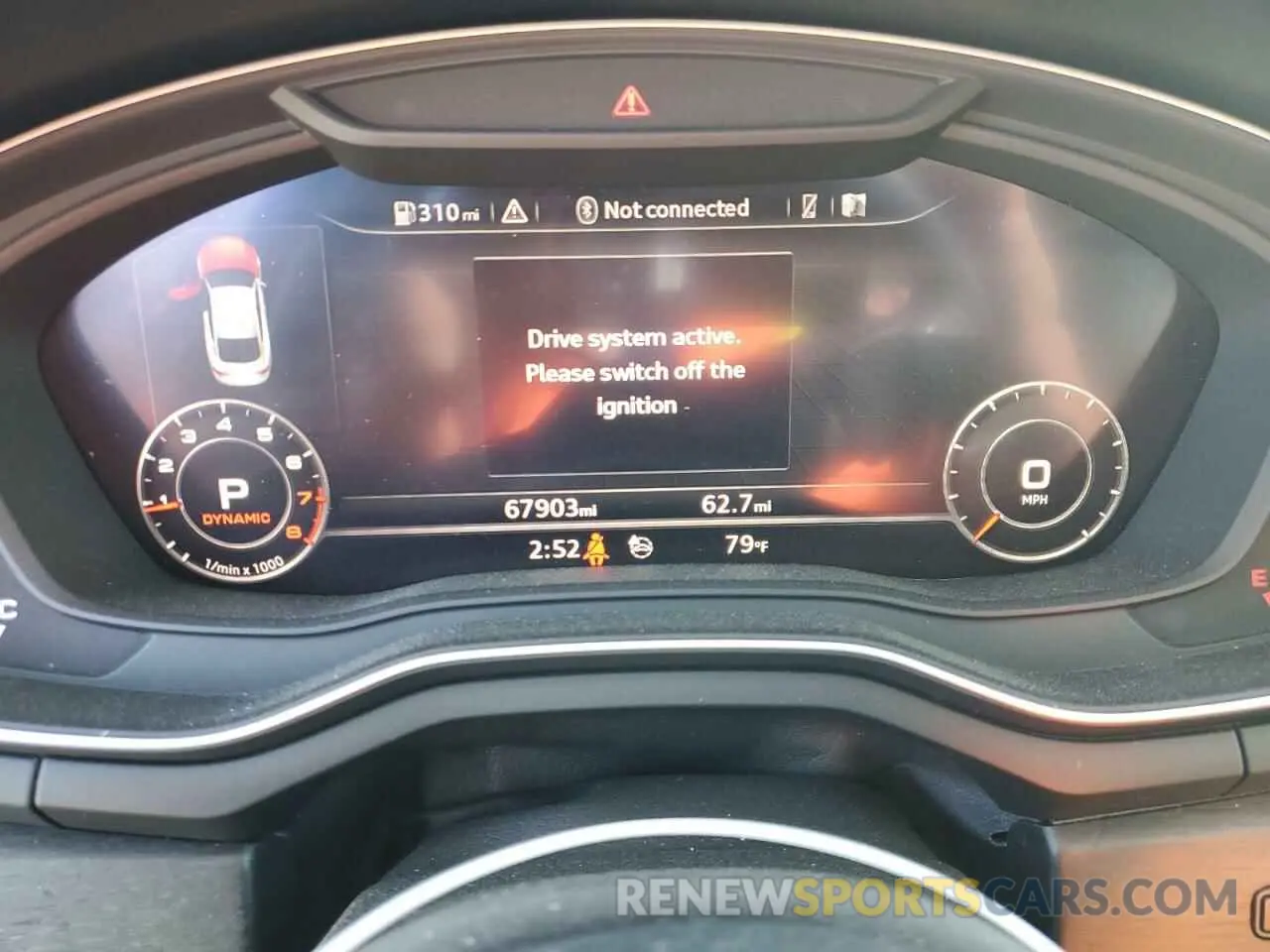 9 Photograph of a damaged car WAUENCF56KA016306 AUDI A5 2019
