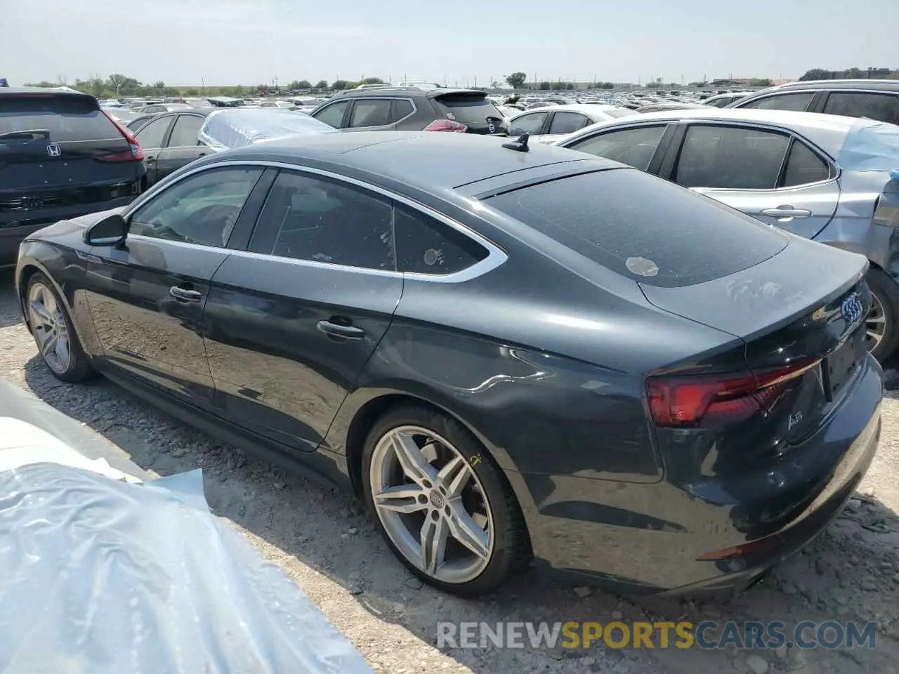 2 Photograph of a damaged car WAUENCF56KA058149 AUDI A5 2019