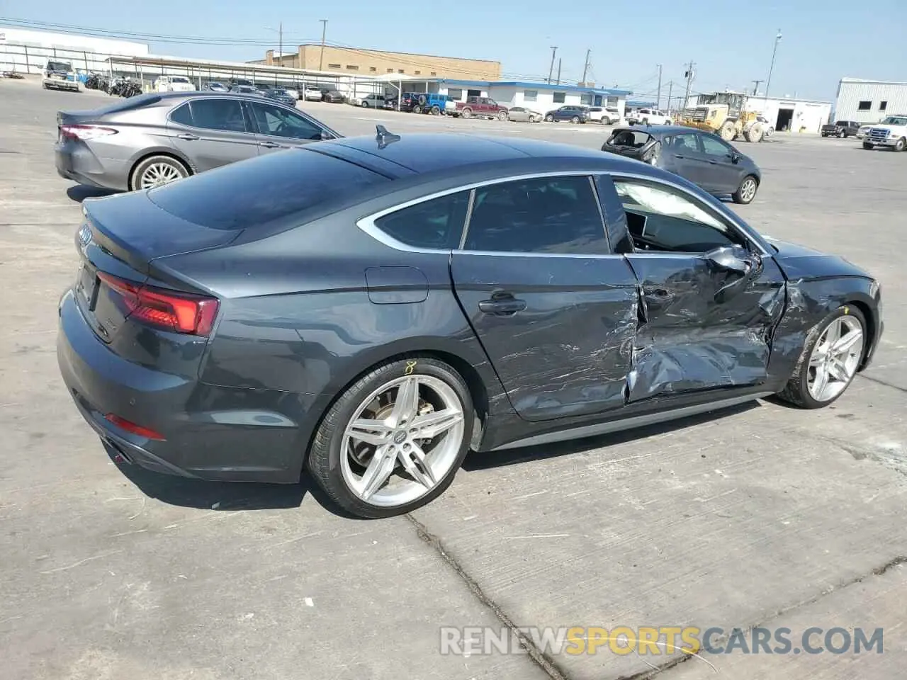 3 Photograph of a damaged car WAUENCF56KA058149 AUDI A5 2019