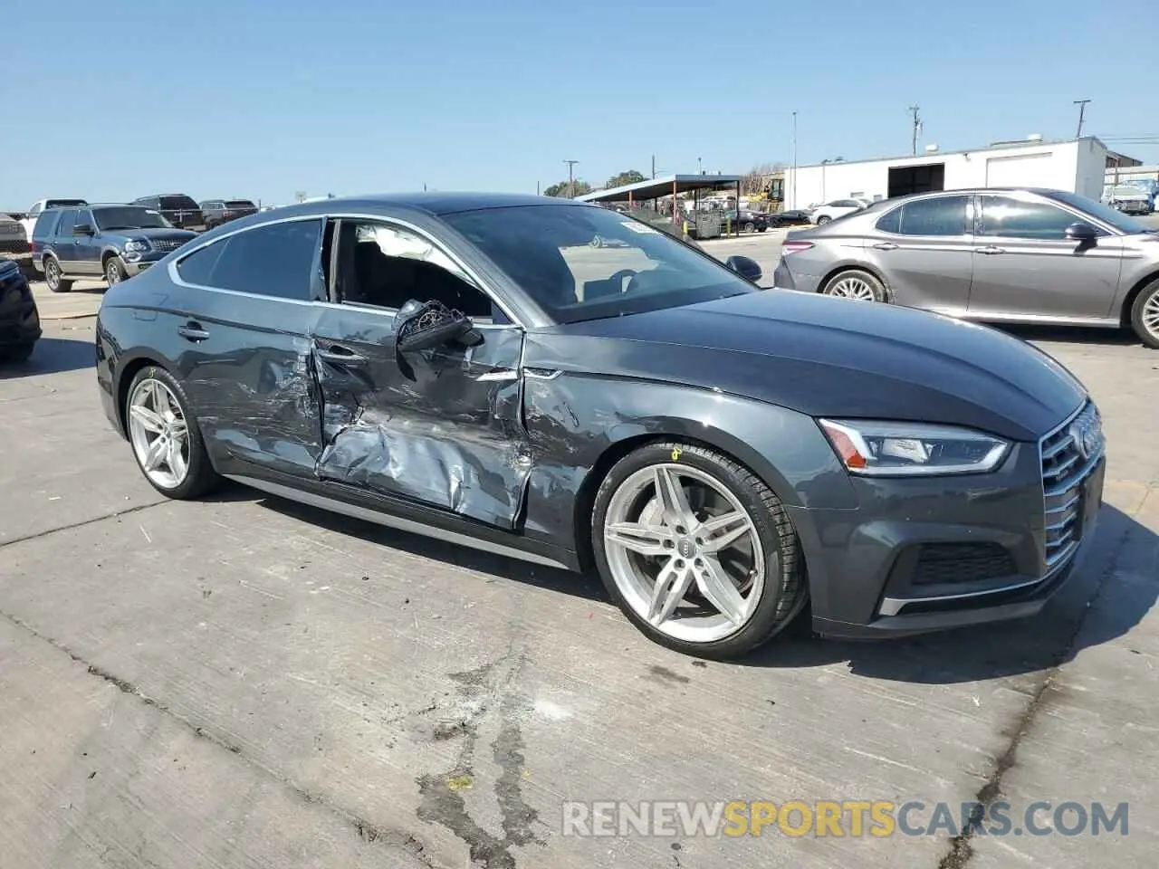 4 Photograph of a damaged car WAUENCF56KA058149 AUDI A5 2019