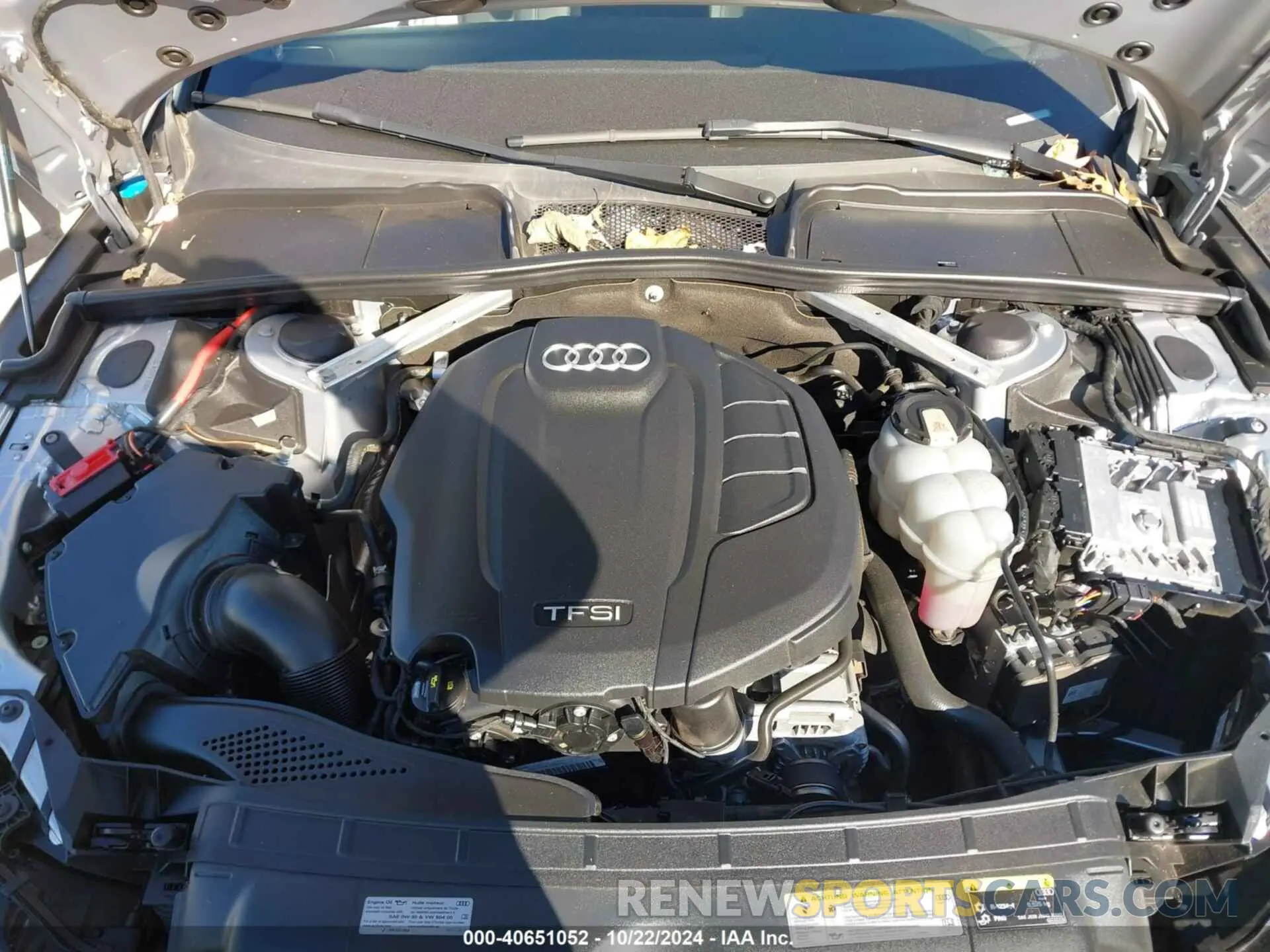 10 Photograph of a damaged car WAUENCF56KA077350 AUDI A5 2019