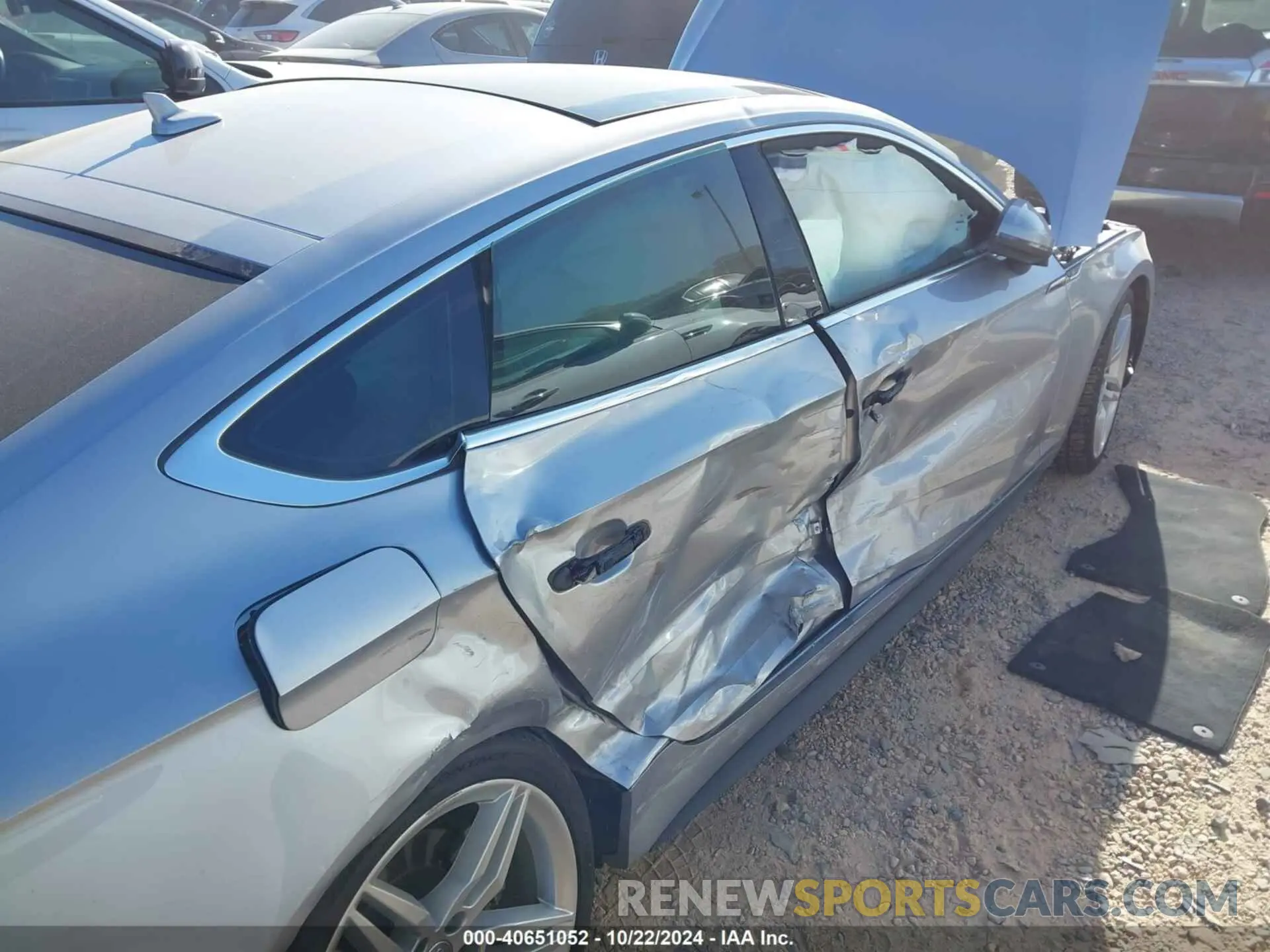 6 Photograph of a damaged car WAUENCF56KA077350 AUDI A5 2019