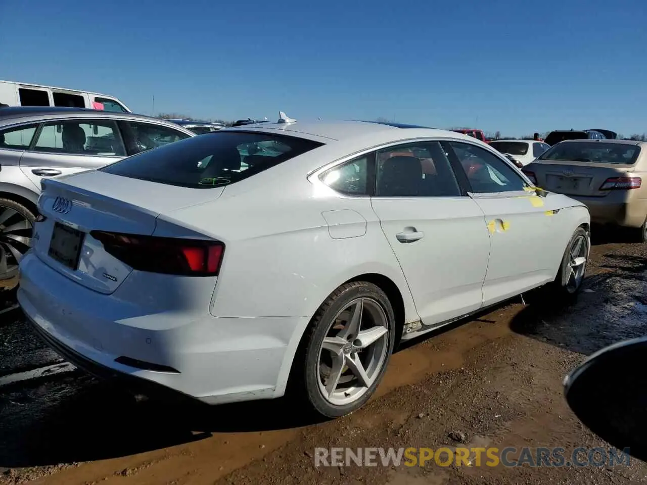 3 Photograph of a damaged car WAUENCF56KA077381 AUDI A5 2019