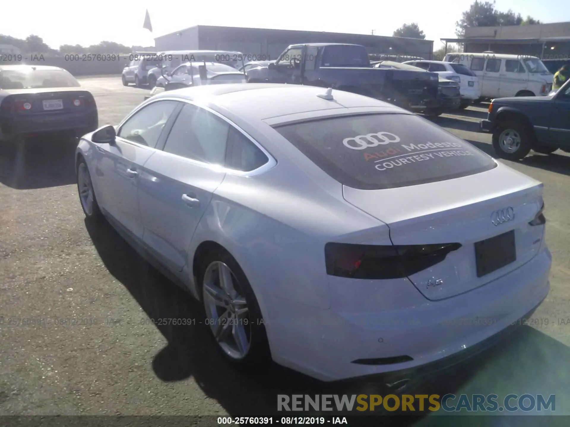 3 Photograph of a damaged car WAUENCF57KA004486 AUDI A5 2019