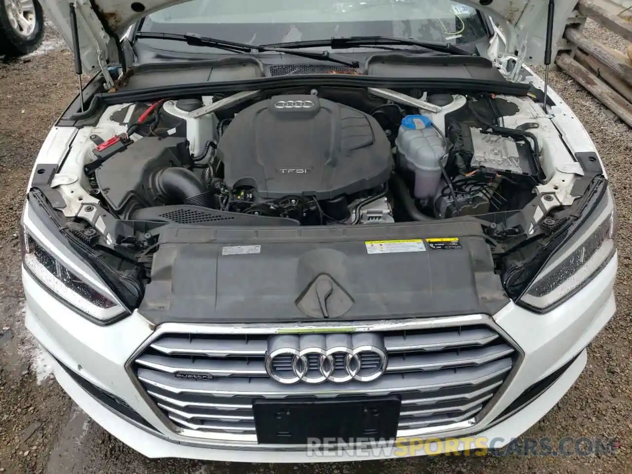 7 Photograph of a damaged car WAUENCF57KA017383 AUDI A5 2019