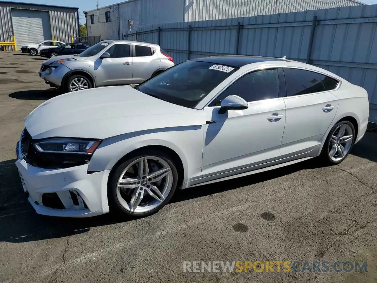 1 Photograph of a damaged car WAUENCF57KA018873 AUDI A5 2019