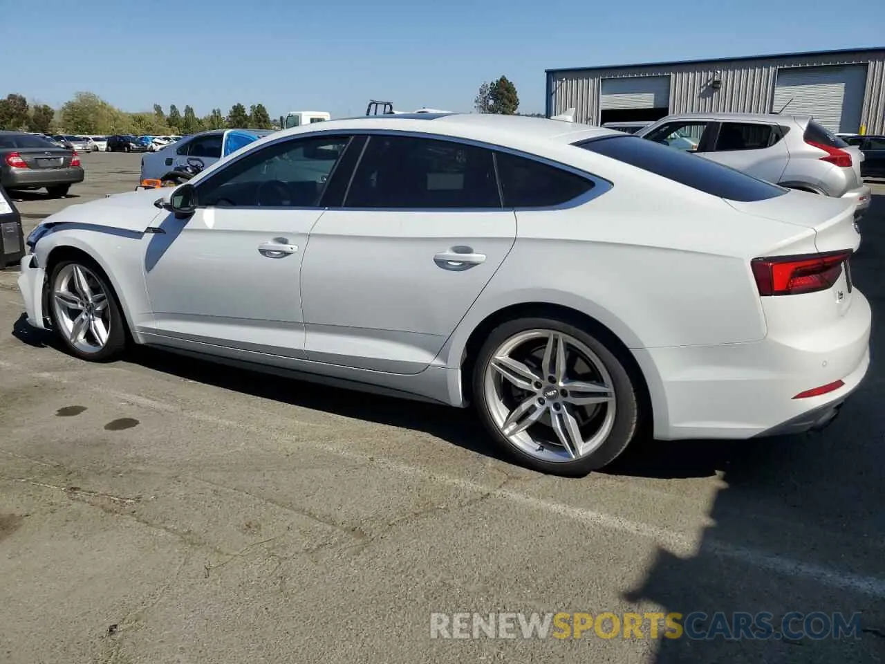 2 Photograph of a damaged car WAUENCF57KA018873 AUDI A5 2019