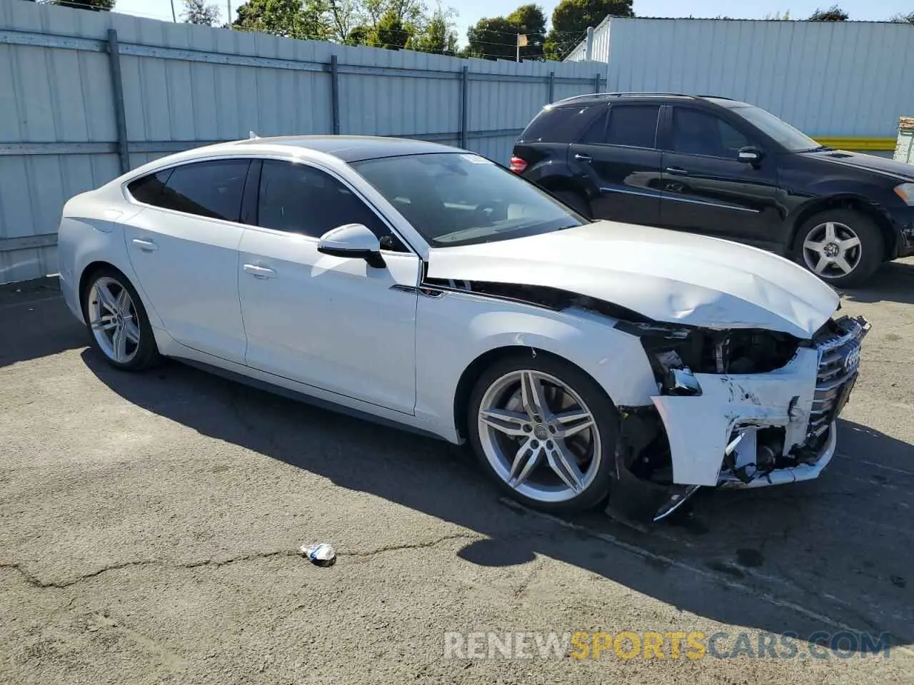 4 Photograph of a damaged car WAUENCF57KA018873 AUDI A5 2019