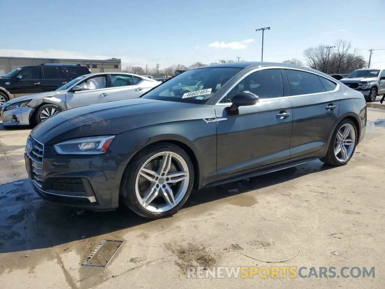 1 Photograph of a damaged car WAUENCF57KA025046 AUDI A5 2019